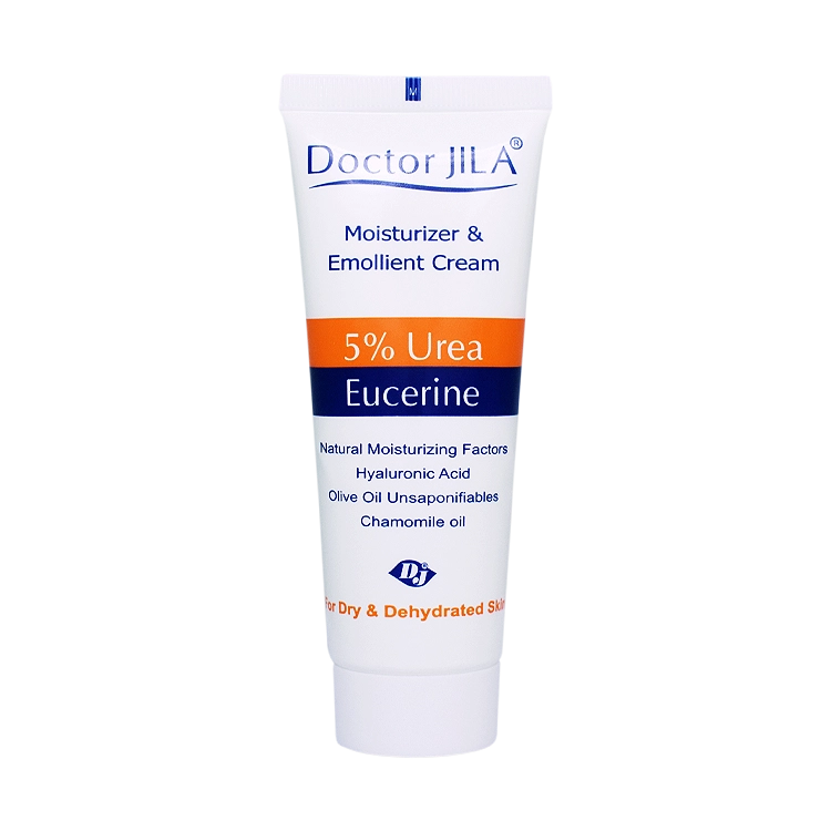 خرید کرم مرطوب کننده و نرم کننده اوره 5 درصد دکتر ژیلا حجم 75 میلی لیتر