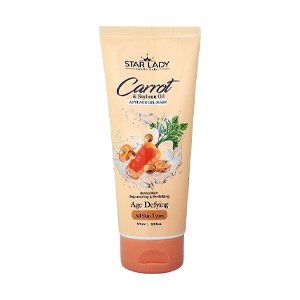 ژل ماسک ضد چروک عصاره هویج و سویا استار لیدی حجم 175 میلی لیتر