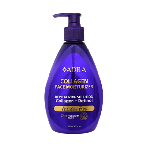 کرم مرطوب کننده پمپی کلاژن و رتینول آدرا حجم 300 میلی لیتر