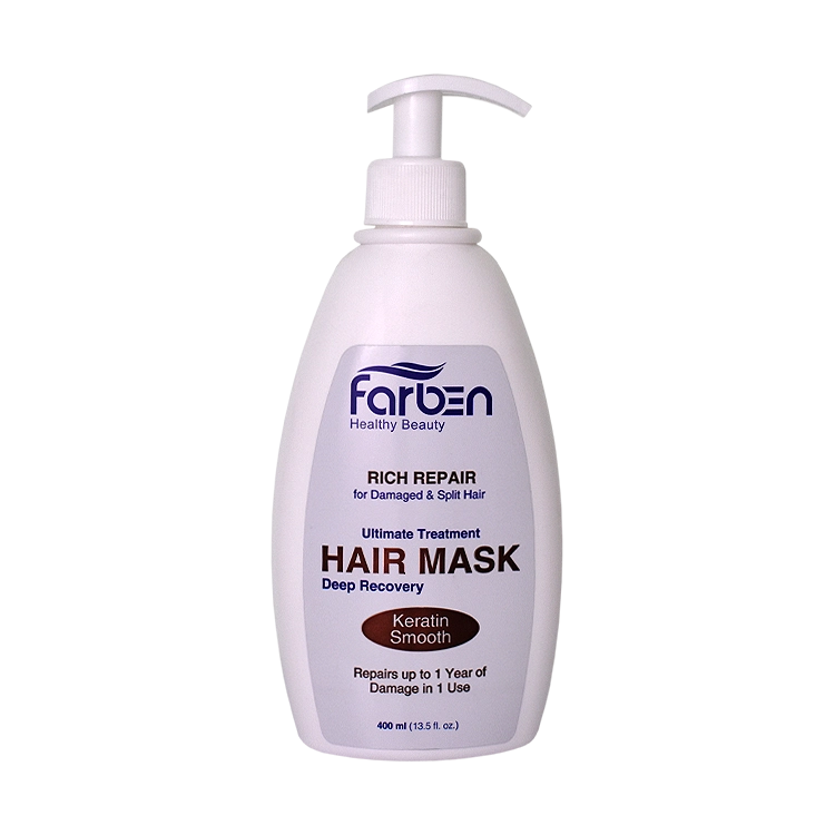 ماسک موهای آسیب دیده کراتین فاربن حجم 400 میلی لیتر