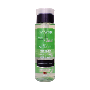 تونر 2 در 1 پوست های چرب و جوشدار بایو اسکین حجم 200 میلی لیتر