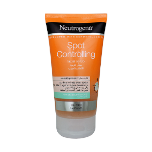 اسکراب صورت ضد لک و روشن کننده نوتروژینا مدل Spot Controlling حجم 150 میلی لیتر