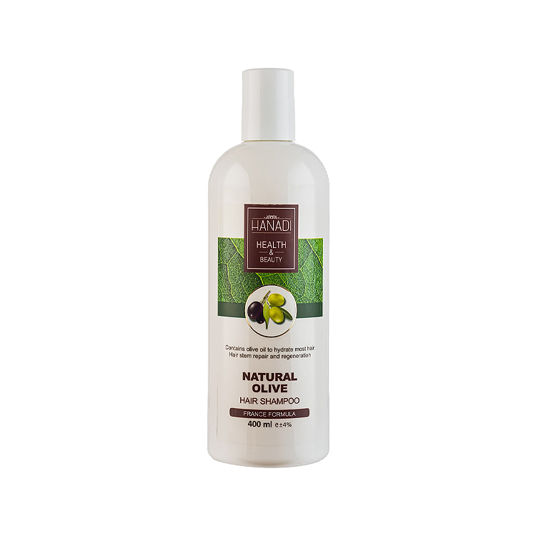 شامپو رطوبت رسان موهای خشک زیتون هانادی حجم 400 میلی لیتر