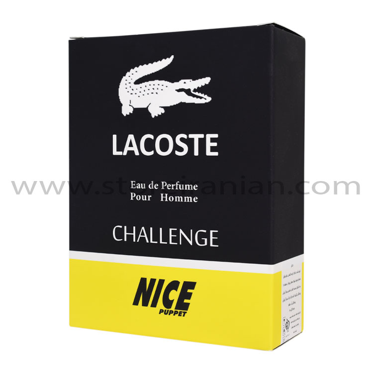 ادو پرفیوم مردانه نایس مدل Lacoste Challenge حجم 85 میلی لیتر
