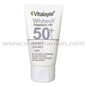 کرم ضد آفتاب ضد لک بی رنگ وایت ویت ویتالیر SPF50