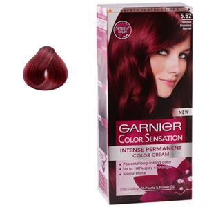کیت رنگ مو قرمز زرشکی گارنیه سری کالر سن سیشن شماره 5.62